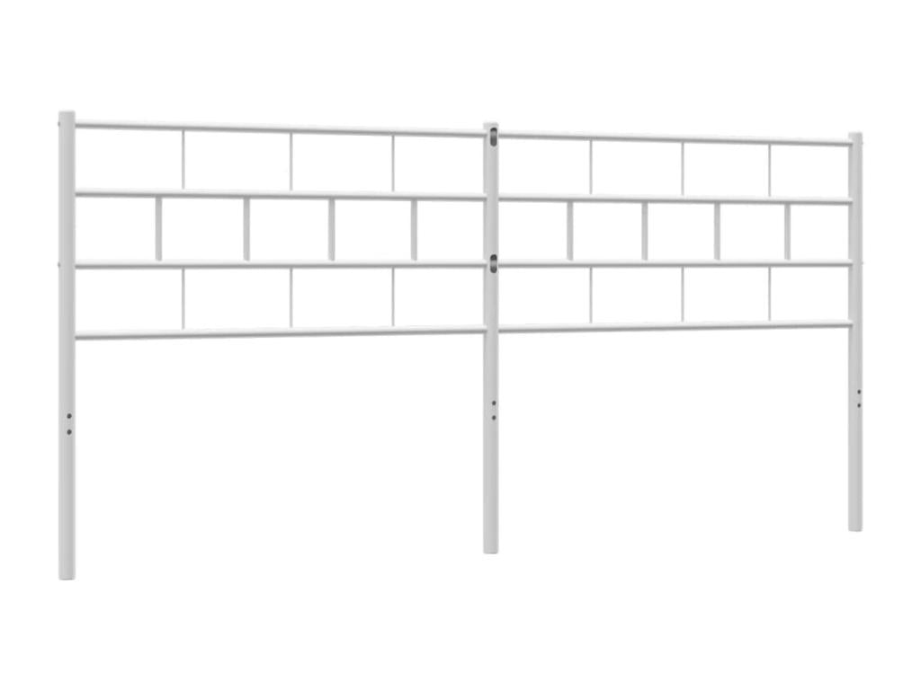 Tête de lit métal blanc 200cm RNOJ70332