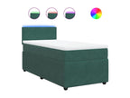 Sommier à Cosymeub de lit avec matelas Vert foncé 100x200 cm VBQH66775