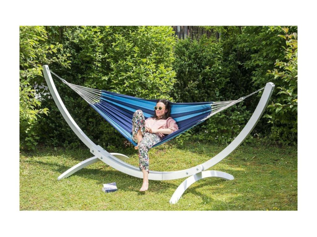 Hamac artisanal en coton Cosymeub Bleu MKCW77019