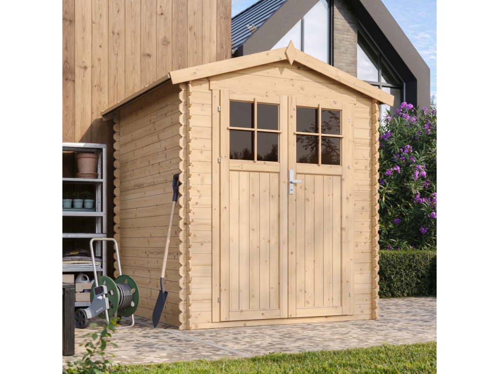 Abri de jardin en bois - I186xL196xH218 cm/ 2.82 m2 - Cosymeub M320F VVMF15537