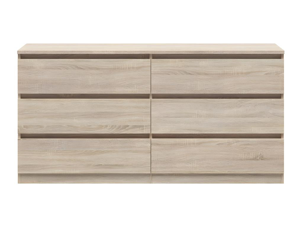 Commode 6 tiroirs Cosymeub Bois clair KFUA36431