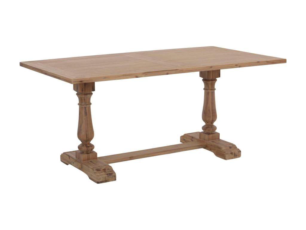 Juliane - Table à manger 220 cm en bois d'Cosymeub naturel MYTH48041