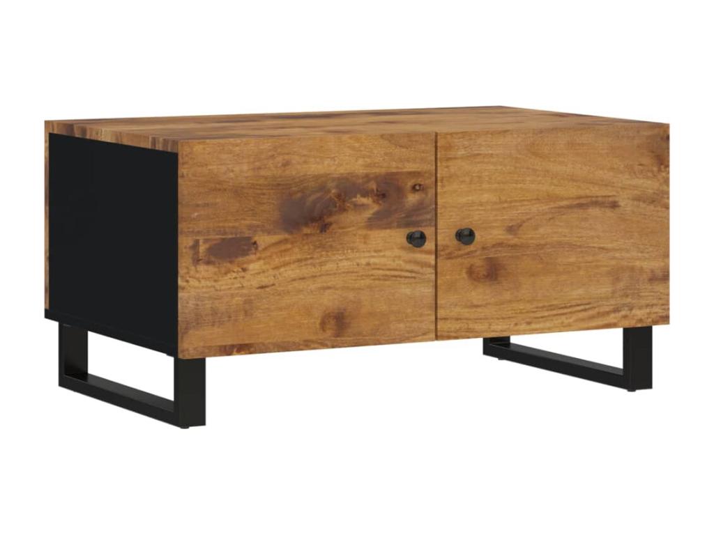 Table basse 80x50x40 cm Bois de manguier solide et d'ingénierie OJJF38388