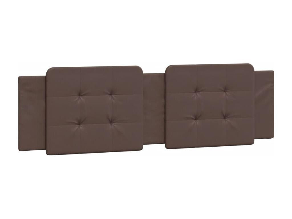 Lit avec matelas marron 180x200 cm similicuir AFWZ76843