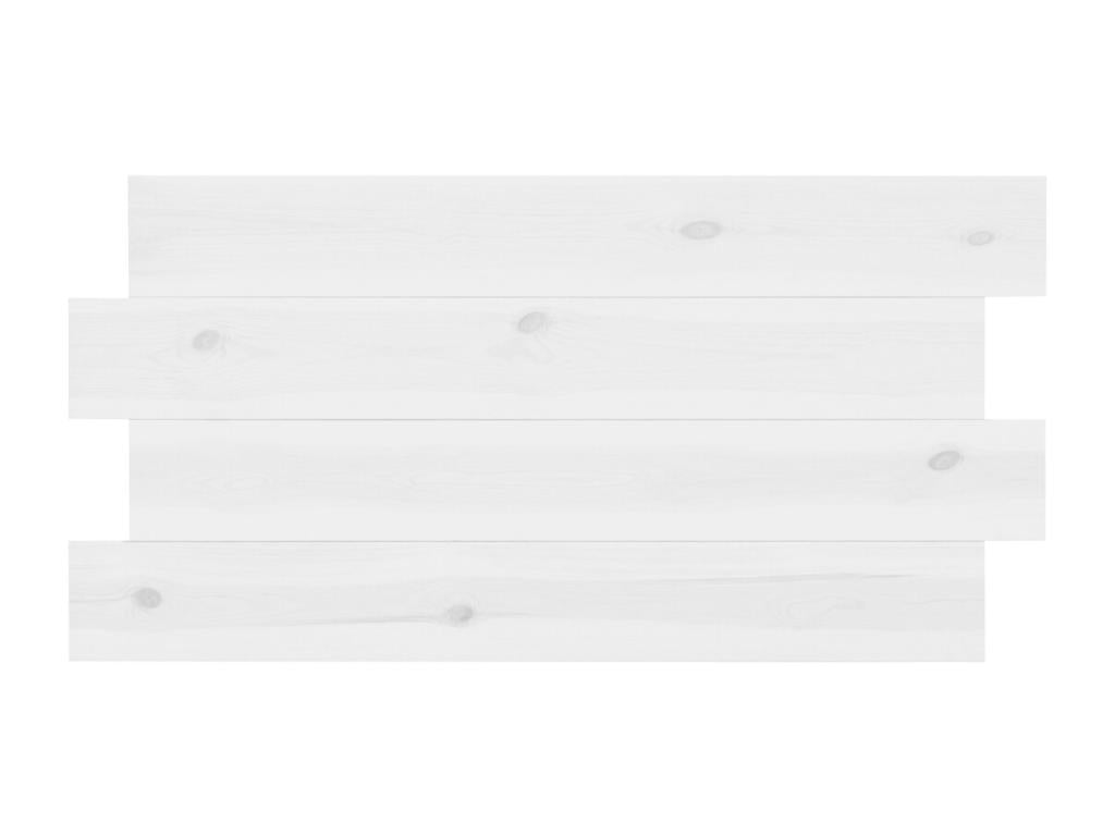 Tête de lit en bois de pin blanche 160x80cm - Cosymeub IWEQ09198