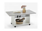 Table basse Design Cosymeub 100cm Blanc / Gris CMSN81308