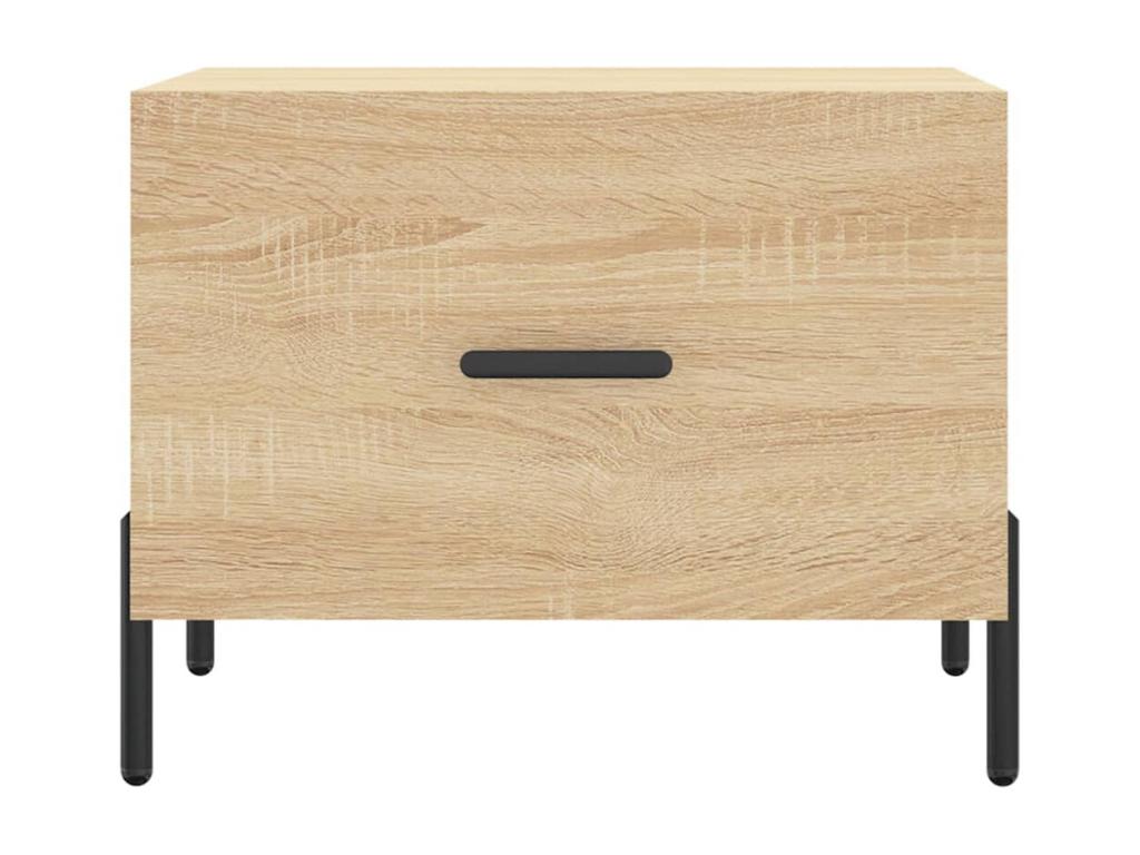 Table basse Chêne Cosymeub 50x50x40 Bois d'ingénierie AJZA86177