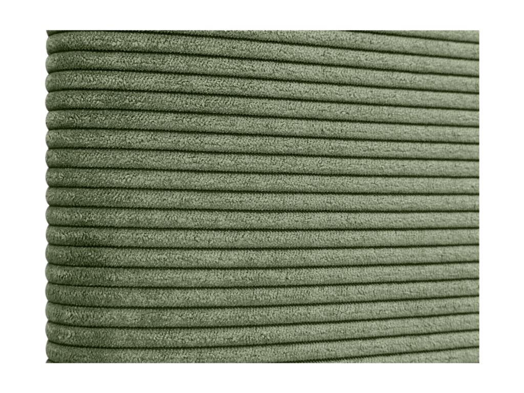 Cosymeub Tête de Lit Velours Côtelé Uni avec Boutons 160x115 avec Pieds de Lit 150/160 - Vert Cosymeub LWJZ86228