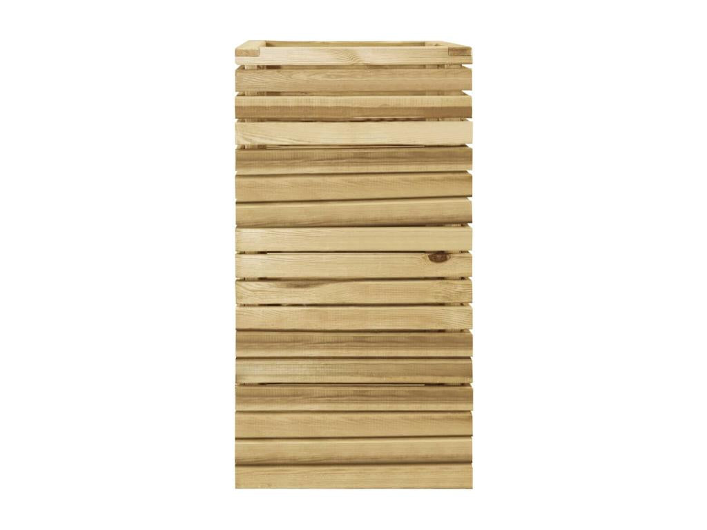 Jardinière lit surélevé plantes bois marron 50x50x100 cm 02 0001069 EMPV77519