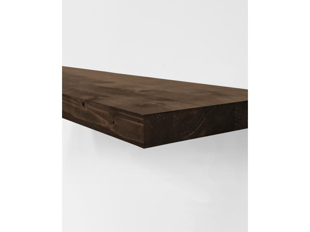 Ensemble 3 étagères flottantes en bois de sapin marron 140x3.2cm - Cosymeub AIZM72500