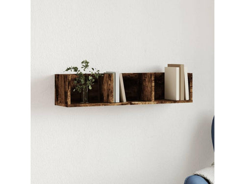 Armoire murale chêne fumé 75x18x16.5 bois d'ingénierie EKTF35281