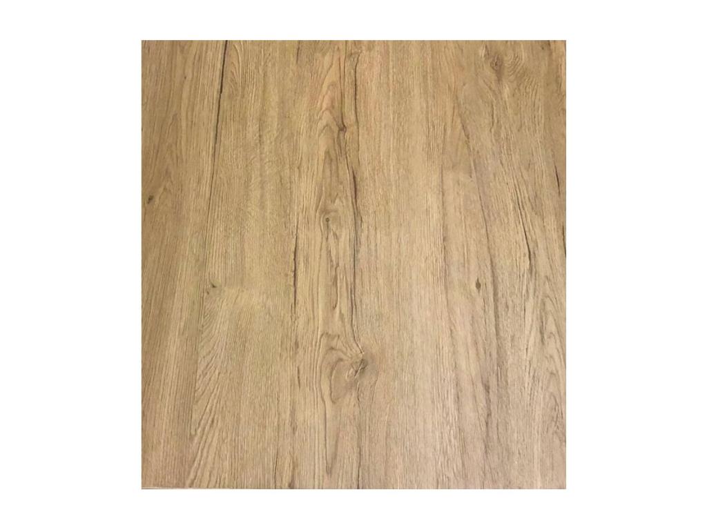 Petite table carrée 90-90cm extensible 10 personnes 90 à 246cm bois naturel et pieds gris foncé Artigeo OUEF06545