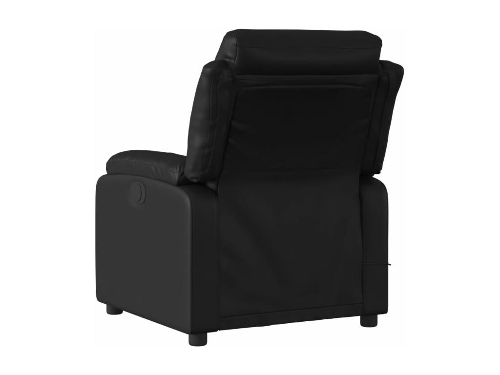 Fauteuil de massage inclinable Noir Similicuir PFFV89302