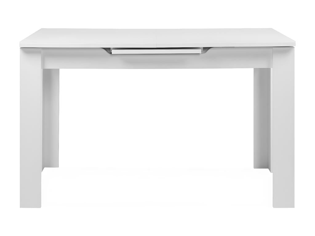 Table à manger extensible 4/6 personnes blanche 125/165 cm - Cosymeub ISHK05121