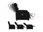 Fauteuil de massage inclinable Noir Similicuir PFFV89302