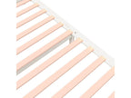 Cadre de lit Blanc Bois massif 135x190 cm Double IJVW34775