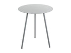 Table d'appoint Table de salon ronde en métal coloris gris - Diamètre 40 x hauteur 45 cm BANT64807