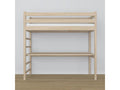 Lit mezzanine en chêne - avec bureau N01 Chêne Blanchi 90x180 PIAO06162