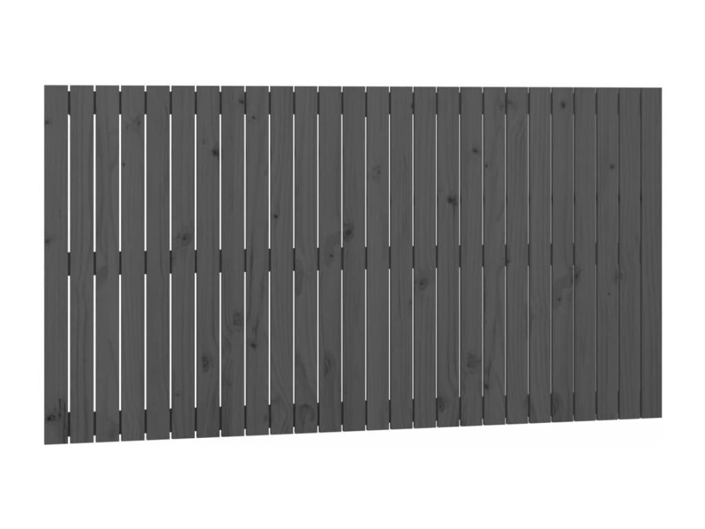 Tête de lit murale Gris 166x3x90 Bois massif de pin HRRQ07270