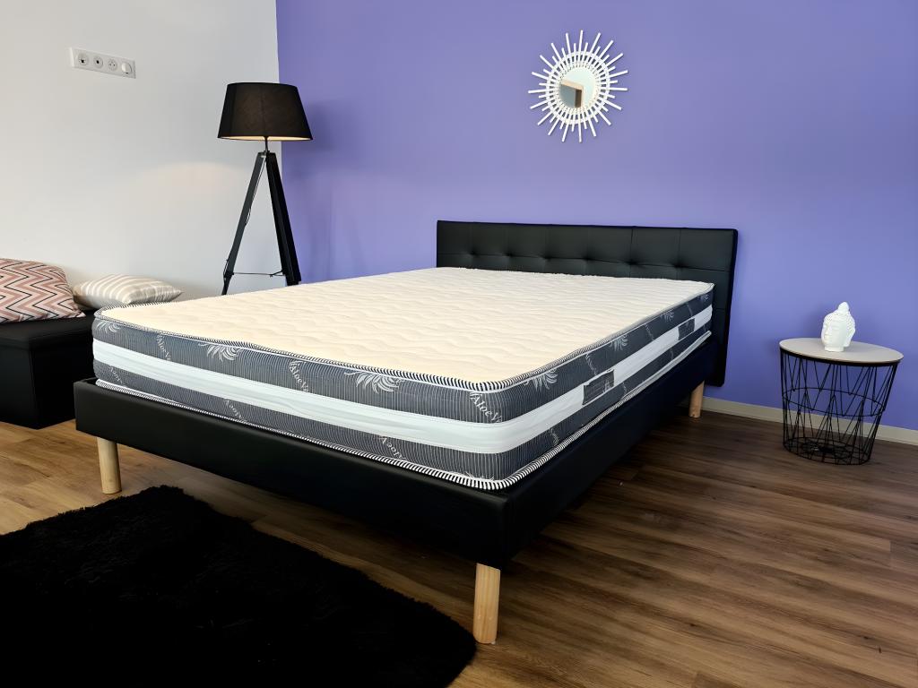 Artigeo Matelas 160x190x22 cm Oreiller Mémoire - Ferme - Face Hiver Laine - Artigeo rembourrage polesthe KQRJ77460