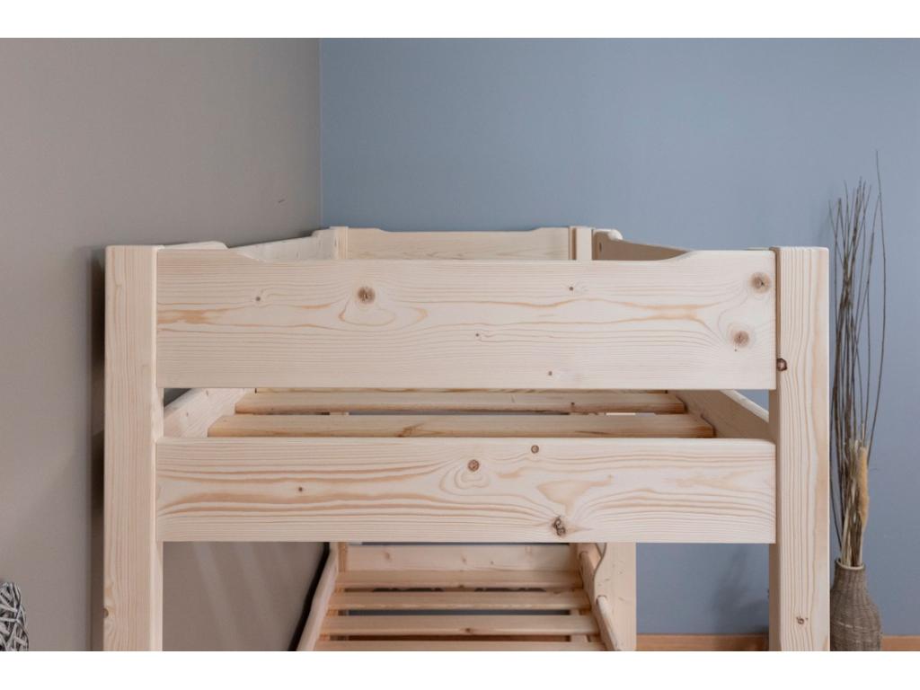 lit superposé style montagnard Cosymeub - ciré brossé LNNB17677