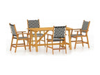 Ensemble de salle à manger de jardin 5 pcs Bois d'Cosymeub solide 3 MIMC76910