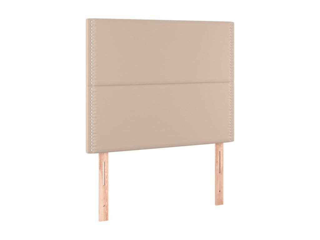 Tête de lit à LED Cappuccino 90x5x118/128 cm Similicuir UMVN76793