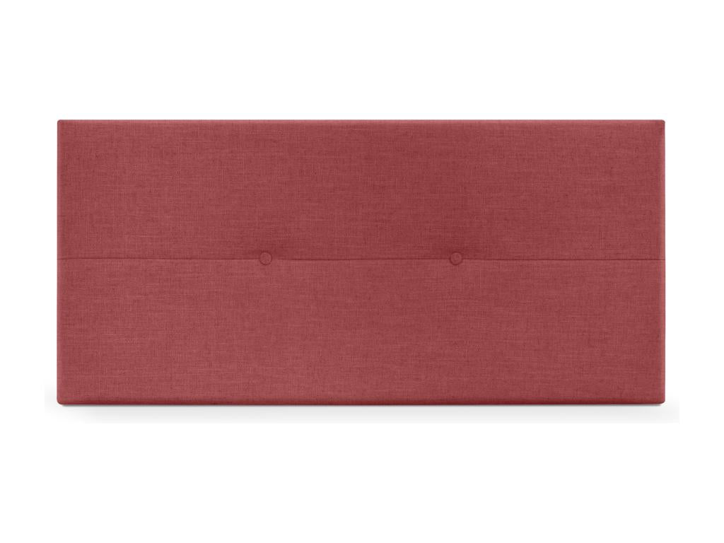 Cosymeub Tête de lit en lin naturel avec Boutons 95x50cm Lits 90 - Rouge KIZF41916