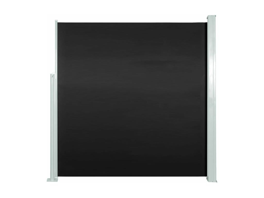 Auvent latéral rétractable 140x300 cm Noir QVOH03254