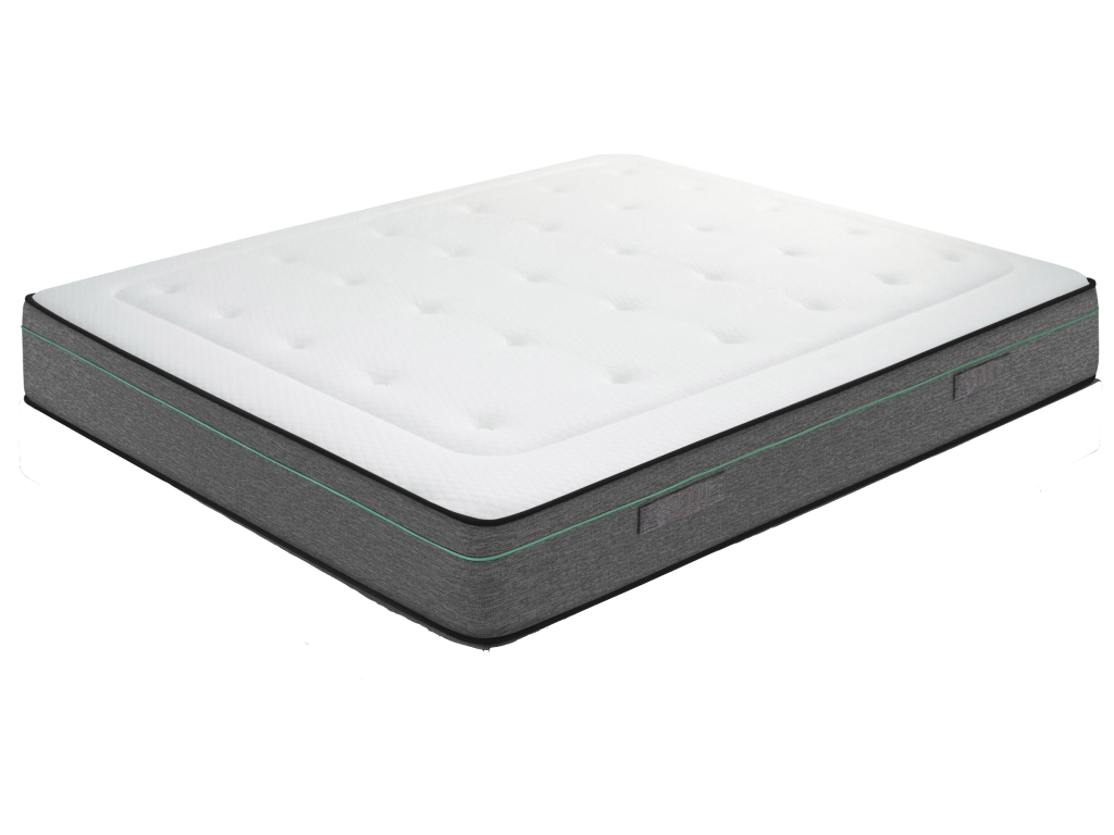 Ensemble Matelas mousse Dream accueil mémoire - 90x190cm et 1 Oreiller 70x40 - Sommier Blanc ORGT45863