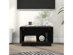 Meuble TV Noir 60x35x35 cm Bois de pin massif UYDM07034
