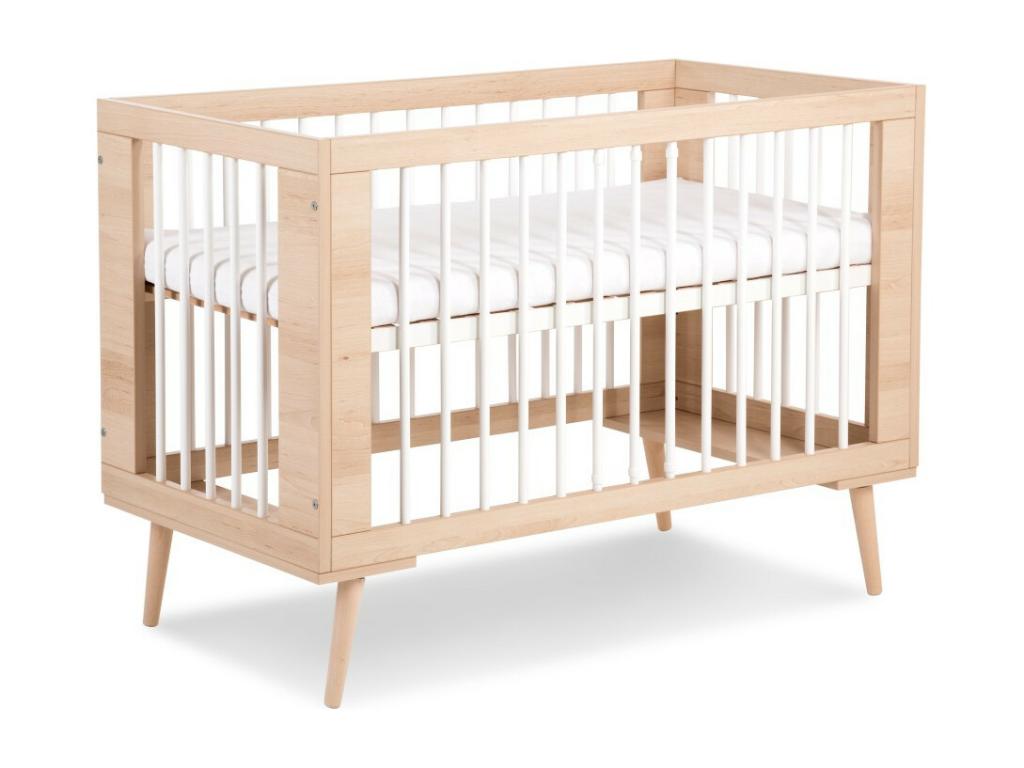 Lit Bébé Cosymeub Pin Blanc 60x120 Pin - blanc ISZJ15194
