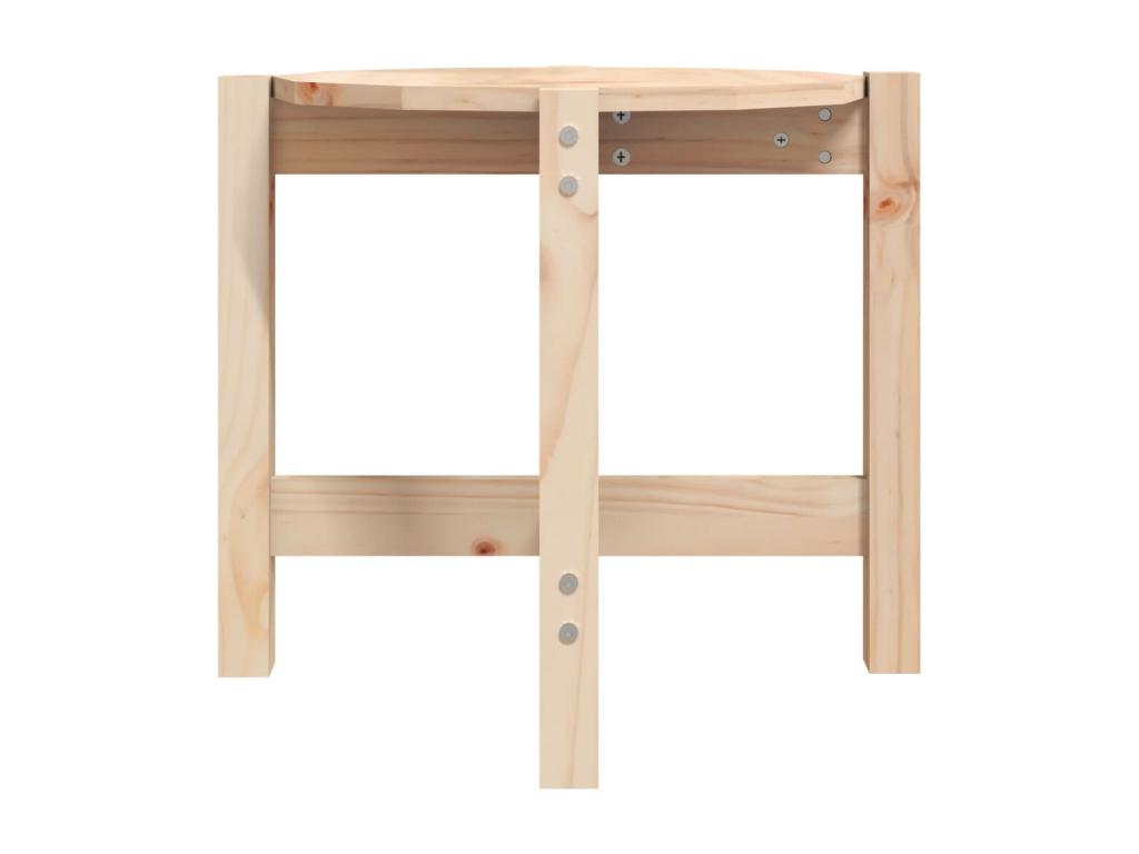 Table basse 52,5x45 cm Bois massif de pin YCSM34584
