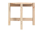 Table basse 52,5x45 cm Bois massif de pin YCSM34584