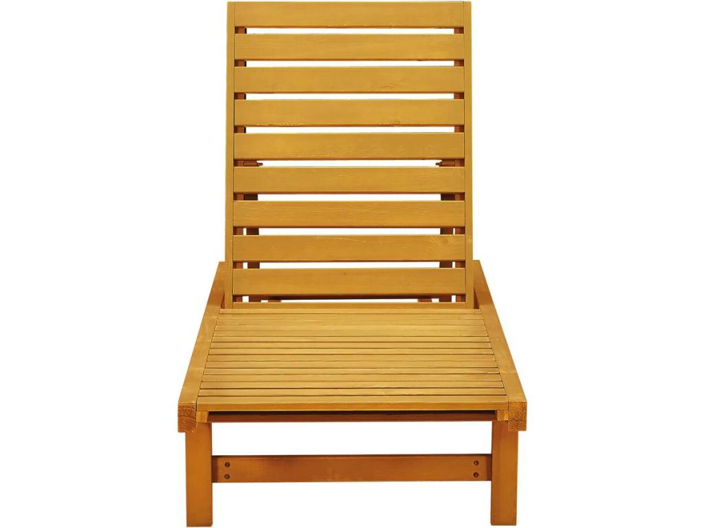 Bain de Soleil en bois Cosymeub - Marron clair NJDA66691