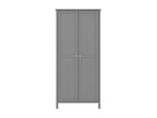 Troms armoire de rangement 4 portes gris. EYNM22522