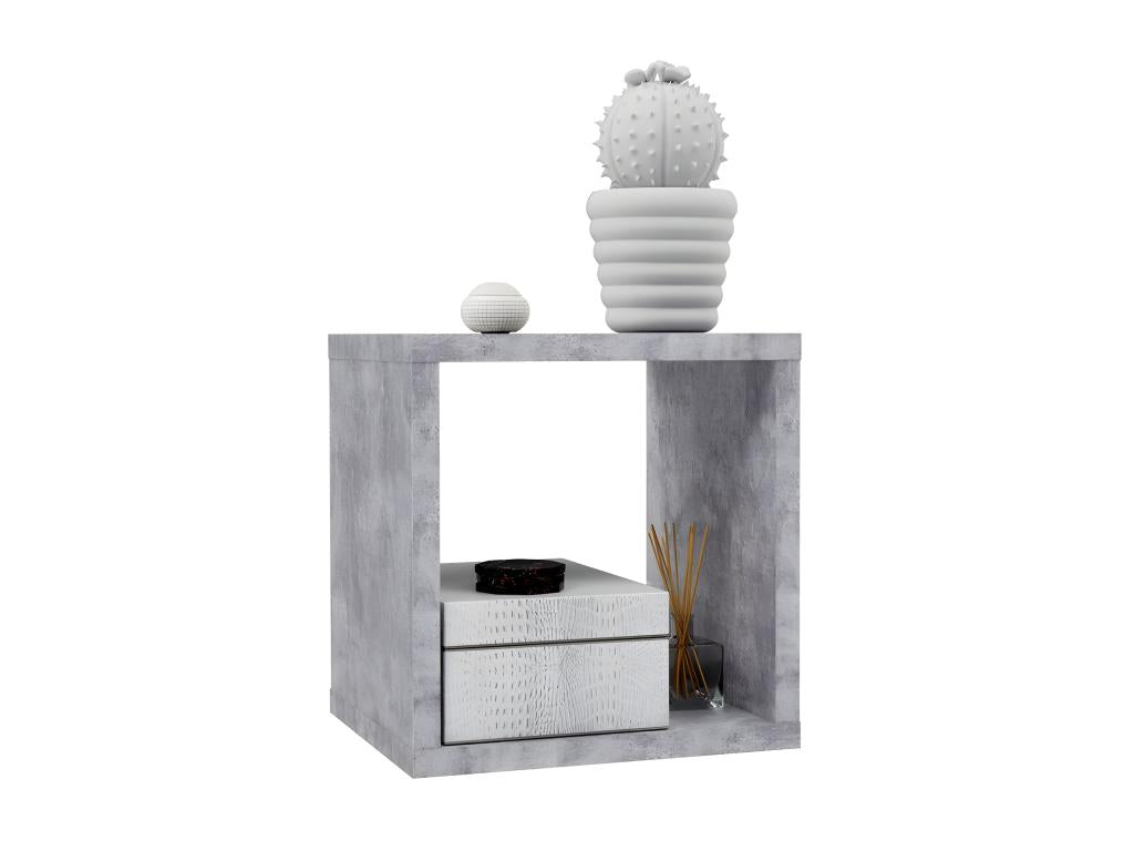 Etagère Artigeo 1 casier décor béton gris - CLASSICO SRRU90569