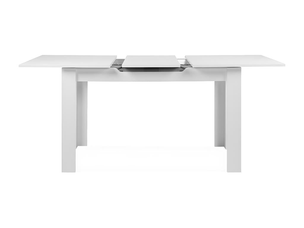 Table à manger extensible 4/6 personnes blanche 125/165 cm - Cosymeub ISHK05121