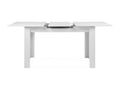 Table à manger extensible 4/6 personnes blanche 125/165 cm - Cosymeub ISHK05121
