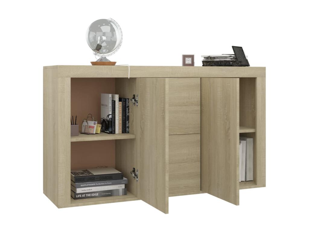 Buffet Chêne Cosymeub 120x36x69 cm Aggloméré XKXM75983