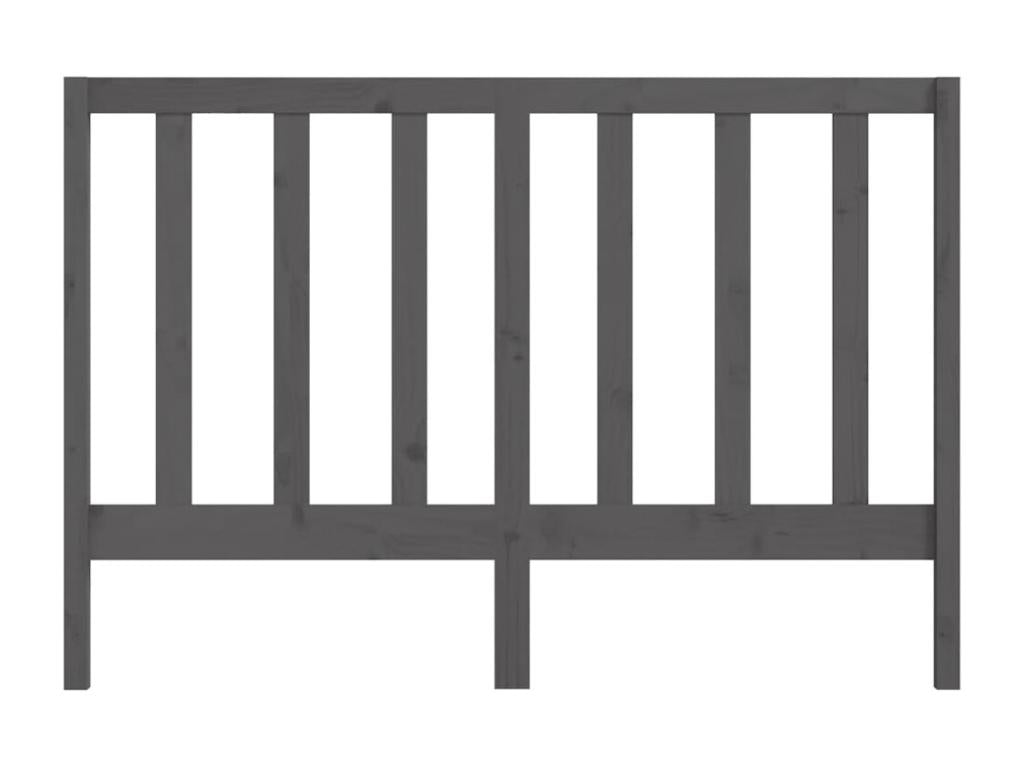 Tête de lit Gris 166x4x100 cm Bois massif de pin UPCD25777