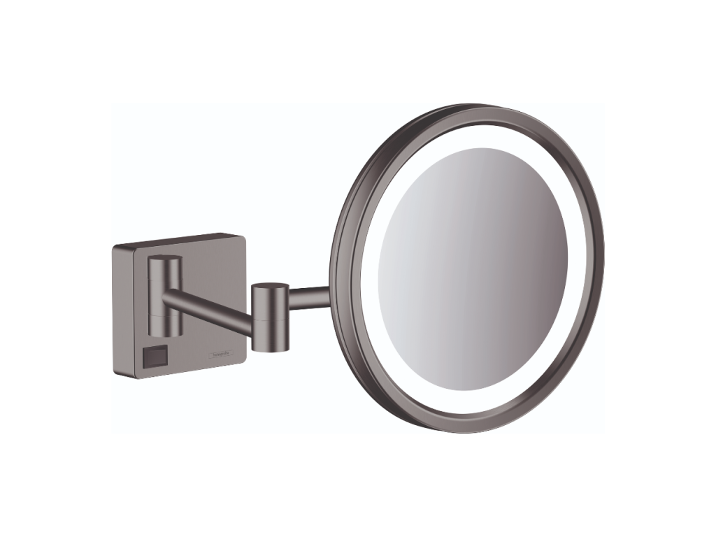 Miroir de rasage avec éclairage LED Cosymeub AddStoris chromé brossé BAYN04086