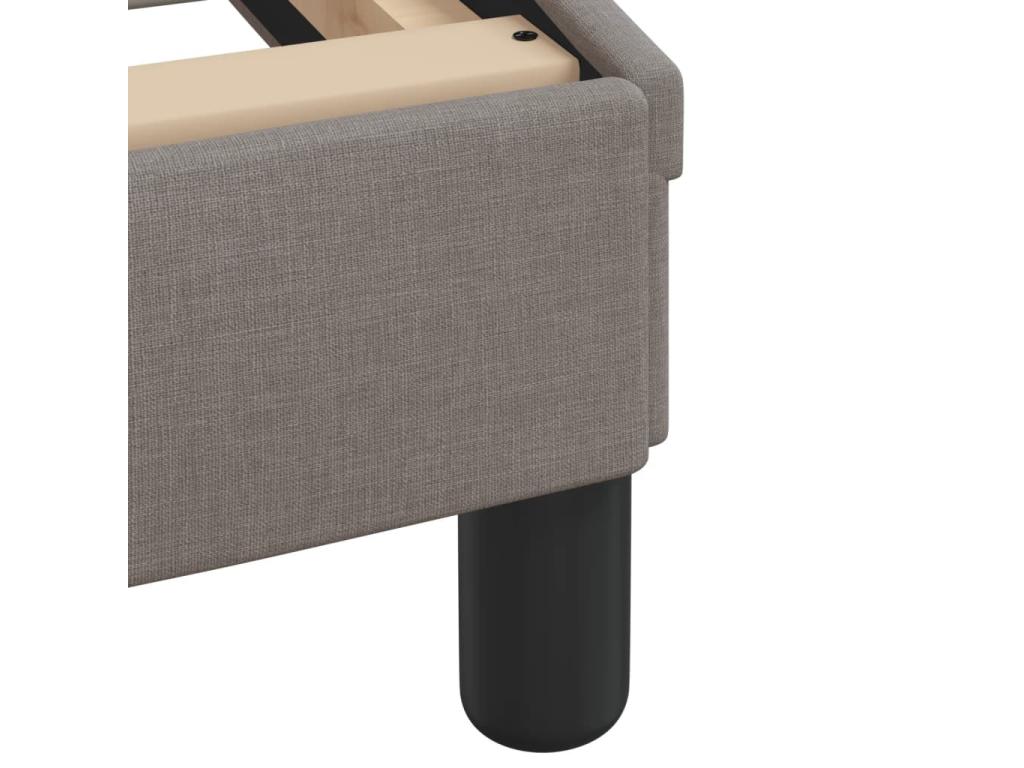 Lit avec matelas Cosymeub 140x190 cm tissu GCQT93266