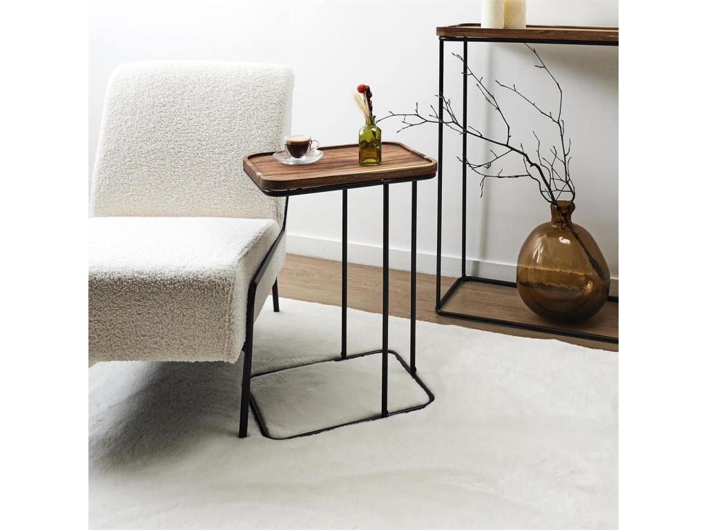 Cosymeub - Bout de canapé en métal filaire et plateau en Cosymeub YGOX50941