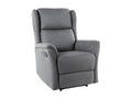 Fauteuil Luxameub inclinable PINPAI en tissu avec repose-pied PINPAI VABP03333