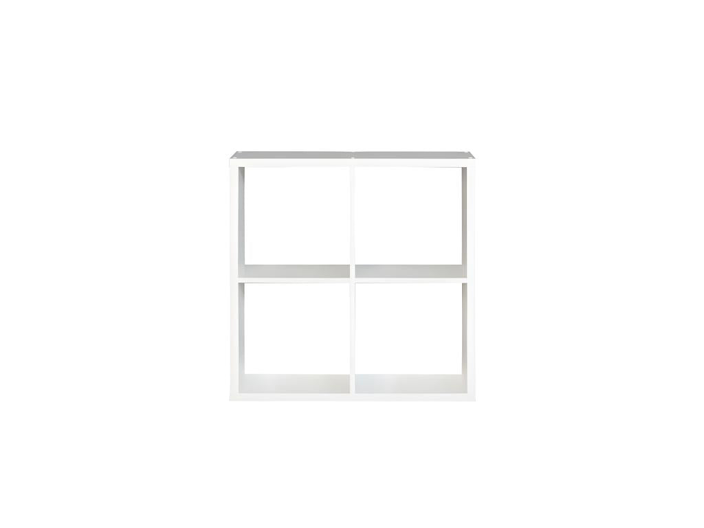 Etagère Cosymeub 4 casiers décor blanc - Classico ELJL09205