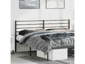 Tête de lit métal noir 193 cm KXRF84151