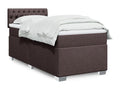 Sommier à Cosymeub de lit avec matelas Marron foncé 90x190 cm MWJQ78808