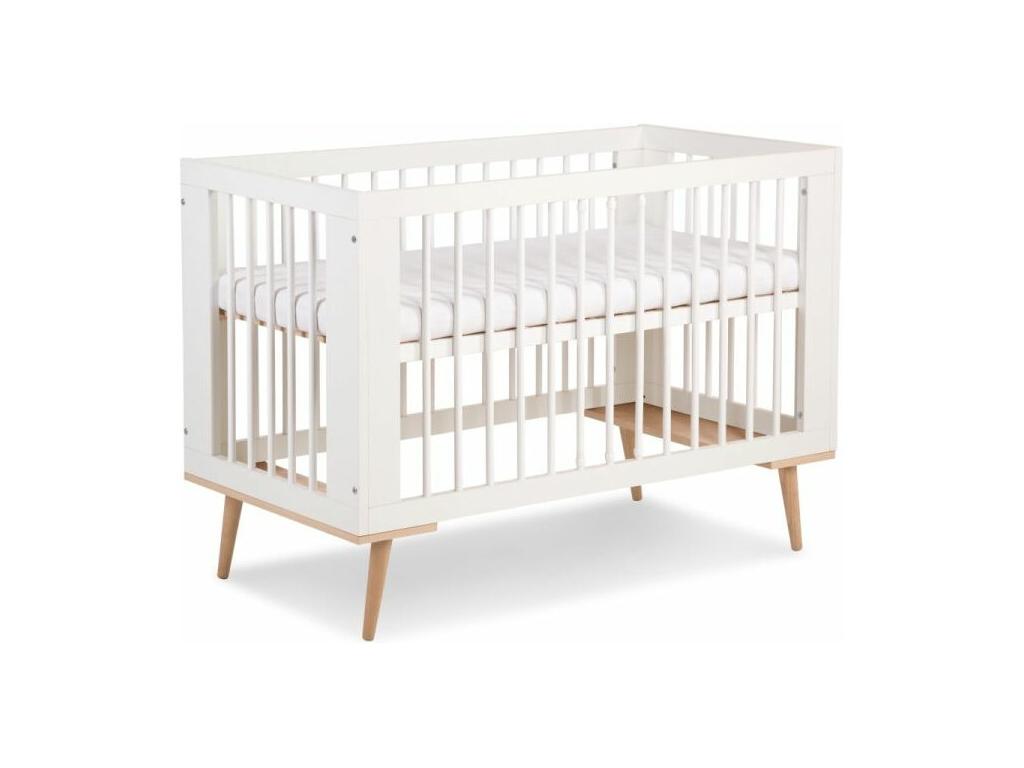Lit Bébé Cosymeub Pin Blanc 60x120 Pin - blanc ISZJ15194