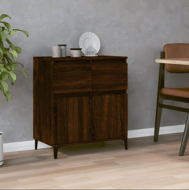 Buffet Chêne marron 60x35x70 cm Bois d'ingénierie ATMT79299